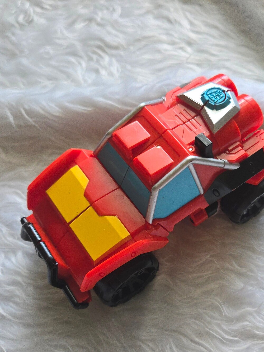Playskool Heroes Transformers Rescue Bots Academy Hot Shot toy Off Road ATV Toy